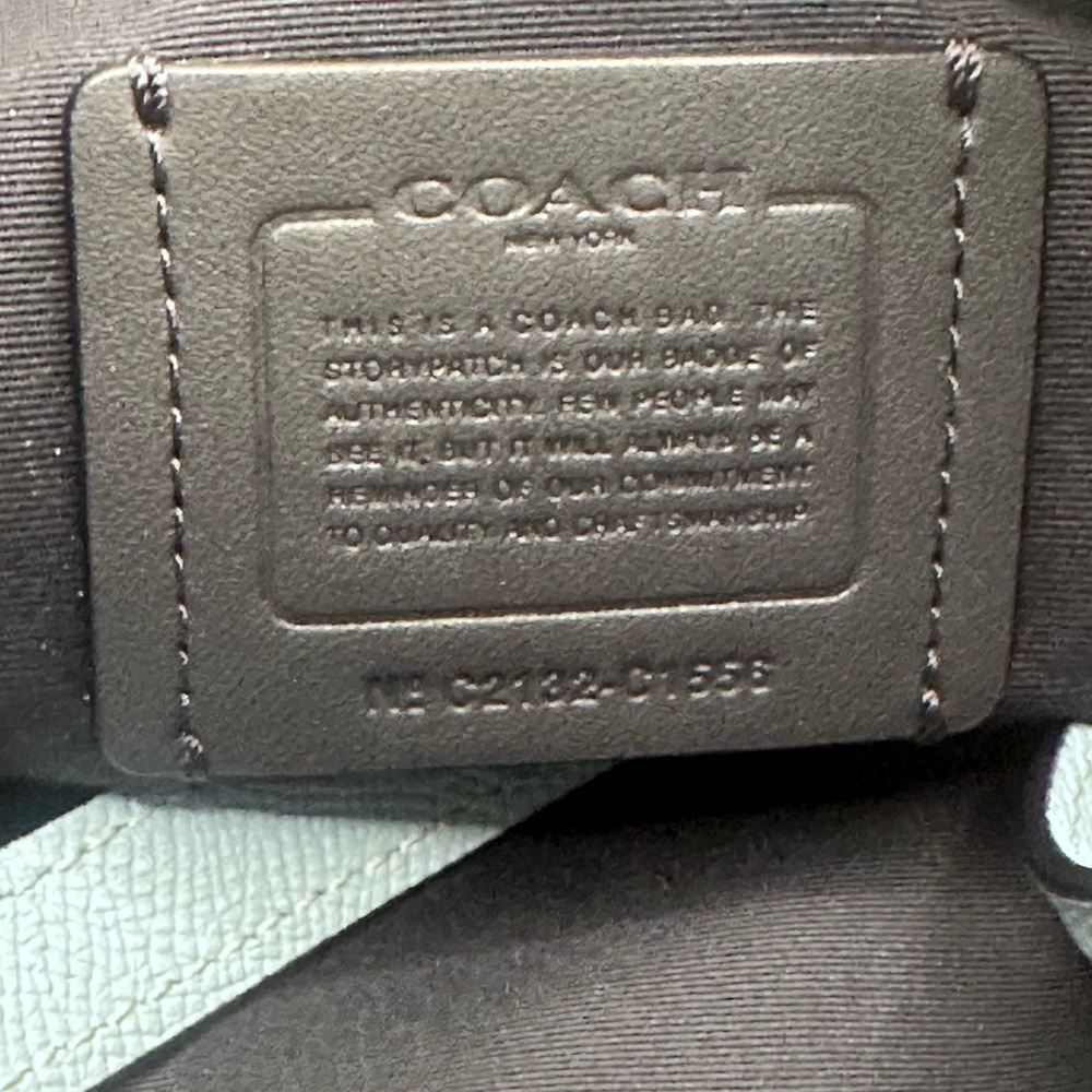 Coach C1556-Light blue Rowan File Crossbody Bag - Picture 4 of 4
